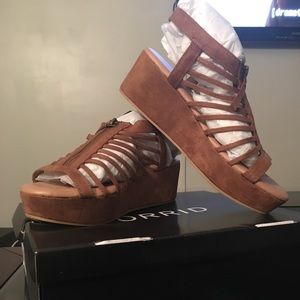 Torrid Zip Front Cage Sandals